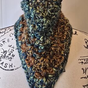 Handmade Crochet Chunky Bandana/Kerchief